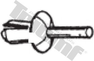 Klipsa s roztláčacím driekom 3,5 x 8,2 mm