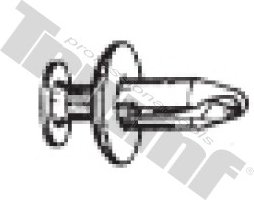 Klipsa s roztláčacím driekom 6,0 x 18,0 mm