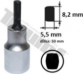 Rozťahovacia hlavica 1/2" vstup šírka 5,5 - 8,2 mm, L = 60 mm