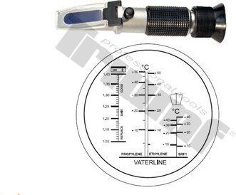 Refraktometer nemrznúcich zmesí, 3 stupnice G11,G12G13