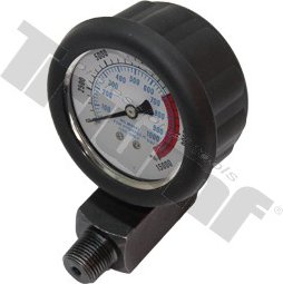 Manometer k hydraulickej pumpe 0-1000 bar, Ø63 mm s adaptérom 3/8" NPT