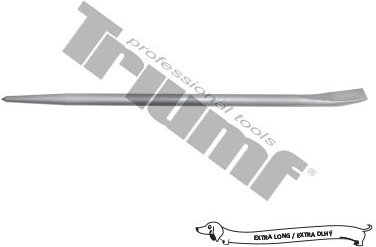 Montážna páka, okrúhla, so strediacim špicom, lakovaná 1370 mm