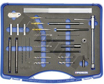 Sada na odvŕtavanie žhavičov kompletná M8 x 1 / M9 x 1 / M10 x 1 / M10 x 1,25, 38 - dielna