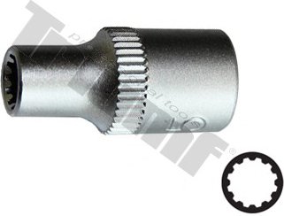 Hlavica 1/4" vstup, univerzálny profil 4 mm