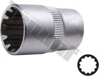 Hlavica 1/4" vstup, univerzálny profil 8 mm