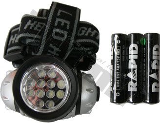 Led čelová pracovná lampa
