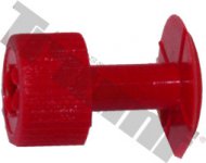 Červené lepiace koliesko D16 - mini 1ks