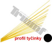 Tyčinka polyetylénová žltá, OE 3,0 mm, 4.5 m