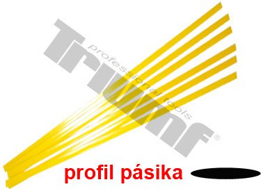 Pásik polyetylénový žltý,  1.5 m