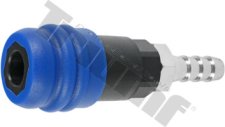 Pneumatická rýchlospojka, pre 10 mm hadice, 2-stupňový zaisťovací systém, prevádzkový tlak