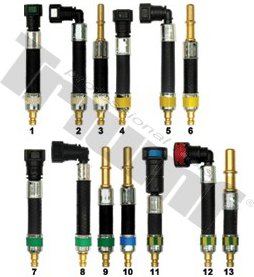 Sada prepojovacích palivových adaptérov OE 8,00 / OE 10,00 mm, 14 - dielna