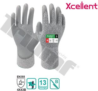 Rukavica pracovná xcellent, 12-330, UHMWPE, polyuretan X-wet 10 / XL