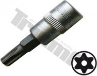 Bit Torx vŕtaný v 3/8" hlavici T 20