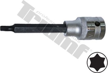 Nástavec Torx v 1/2" hlavici, nevŕtaný, L - 100 mm T45