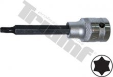 Nástavec Torx v 1/2" hlavici, nevŕtaný, L - 100 mm T50