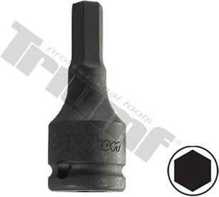 hlavica kovaná 3/8" inbus 8mm, dĺžka 52mm