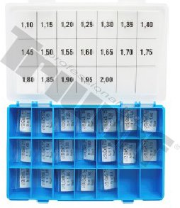 Sada podložiek Denso VFK Ø3,0x5,75  1.10-2.00 rozostup 0,05 mm