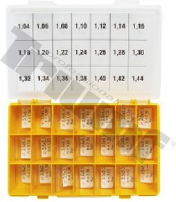 Sada podložiek DFK typ CRI, CRIN Ø3.5X5.3  1.04-1.44 Bosch rozostup 0,02 mm