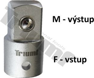 prevodník vonkajší - vnútorný 3/4" - 1/2" M/F