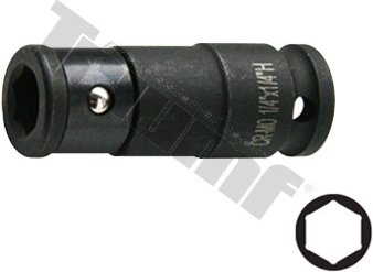 Adaptér kovaný 1/4" vstup na 1/4" bity