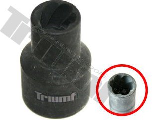 Hlavica na poškodené skrutky 1/2" vstup 11 mm