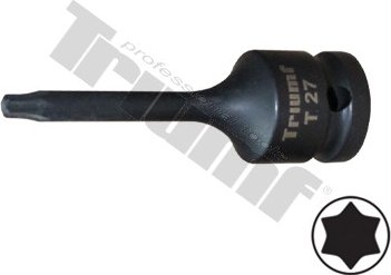 Hlavica torx kovaná, 1/2" vstup T27