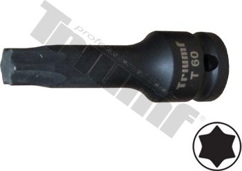 Hlavica torx kovaná, 1/2" vstup T60