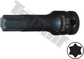 Hlavica torx kovaná, 1/2" vstup T70