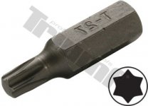 Bit Torx nevŕtaný, 8 mm (5/16") driek, dĺžka 30 mm T27