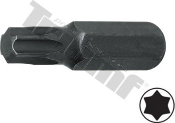 Bit Torx nevŕtaný, 8 mm (5/16") driek, dĺžka 30 mm T40