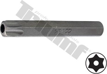 Bit Torx vŕtaný, 10 mm driek, dĺžka 75 mm T27