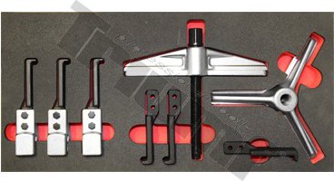 Modul sťahovákov 2 a 3 ramenný s náhradnými packami