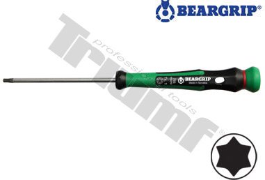 Micro skrutkovač Torx 2K séria 755-T8 x 70 mm Beargrip (B-T)