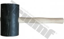 Kladivo gumené čierne, valkcovitý tvar, MAXI Ø100x170 mm