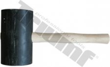 Kladivo gumené čierne, valkcovitý tvar, MAXI Ø120x200mm