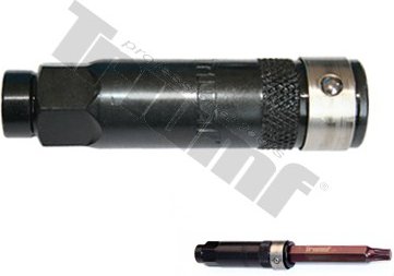 Úderový adaptér na bity s driekom 10 mm, L-62mm,chrani okraje a povrch bitu, poistná pružink
