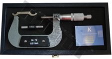 Strmeňový mikrometer 50-75 mm, 0,01, DIN 863