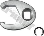 Otvorený kľúč, zosilnené konce , náhon 1/2", matný chróm 26 mm