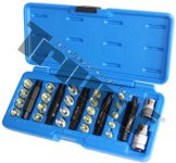 Sada na opravu závitov, samorezné vložky M6x1.0, M8x1.25, M10x1.25, M12x1.25, M12x1.5, 29