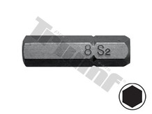 Bit Inbus, 8 mm (5/16") driek, dĺžka 30 mm - 7 mm